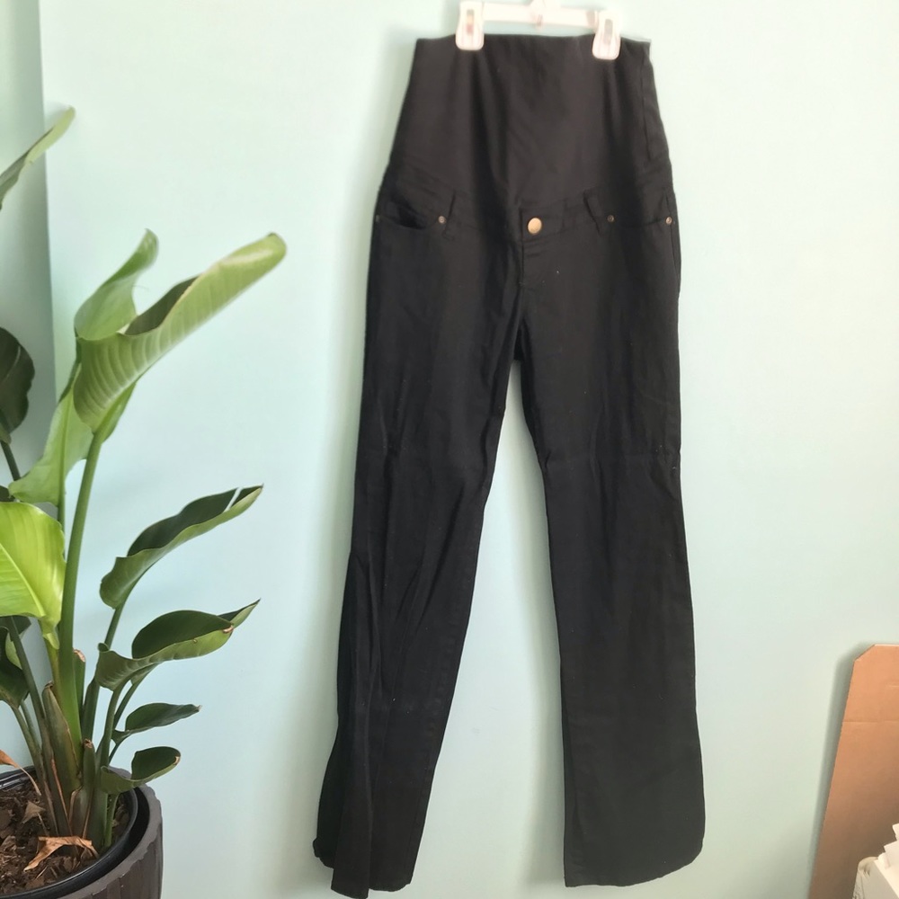 Thyme maternity black jeans